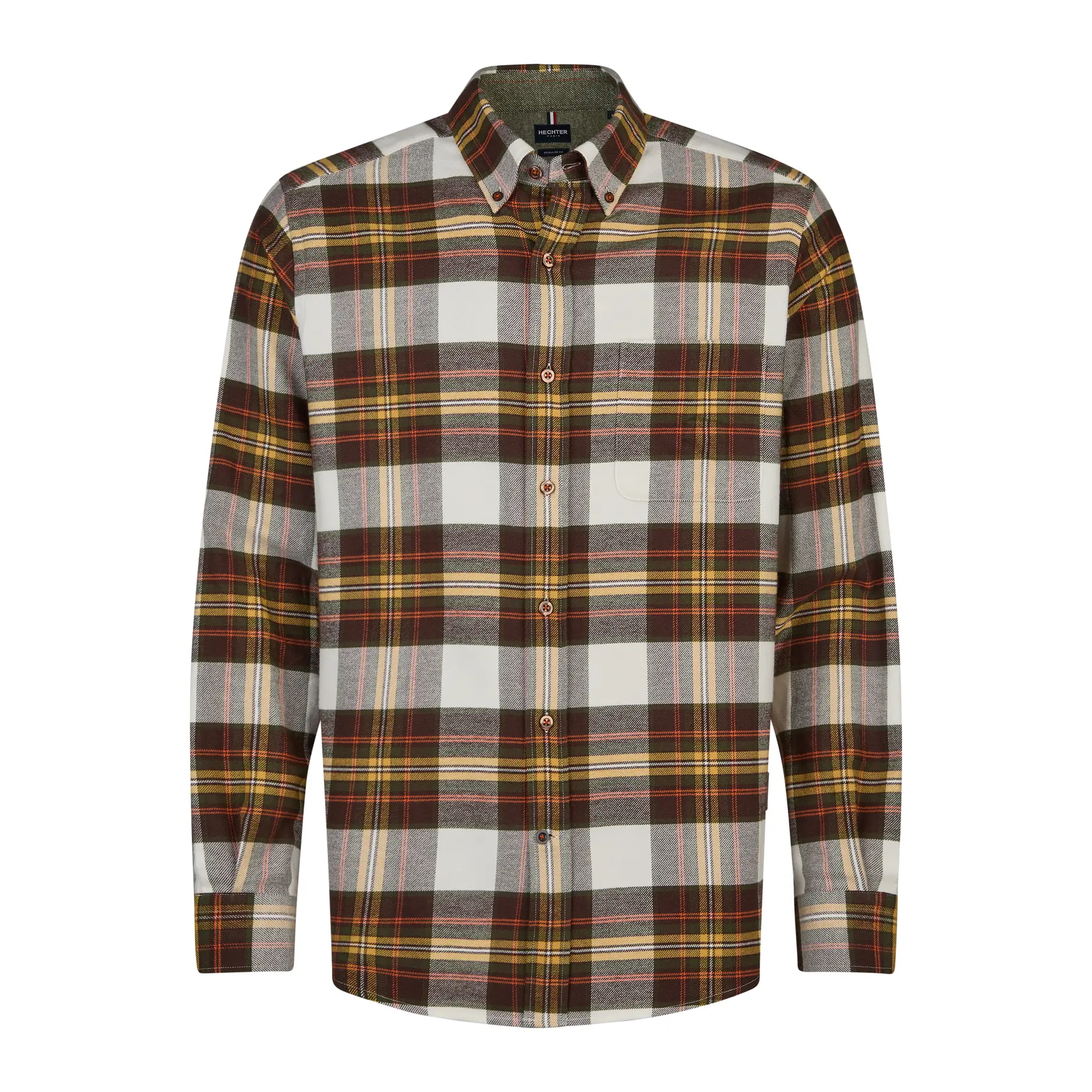 Camicia classic a maniche lunghe con bottoni Hechter Bd Casual RF