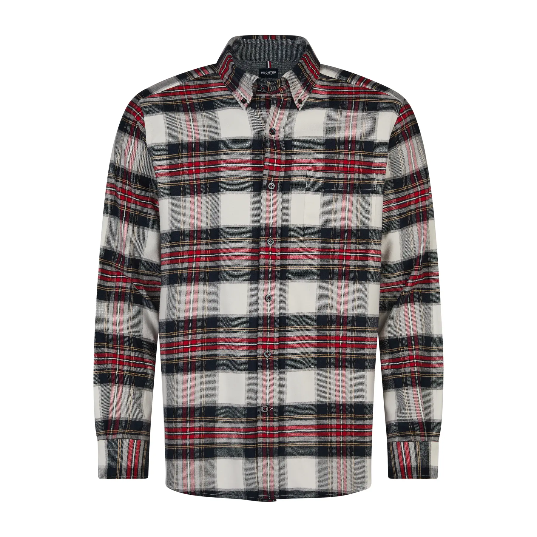 Camicia classic a maniche lunghe con bottoni Hechter Bd Casual RF