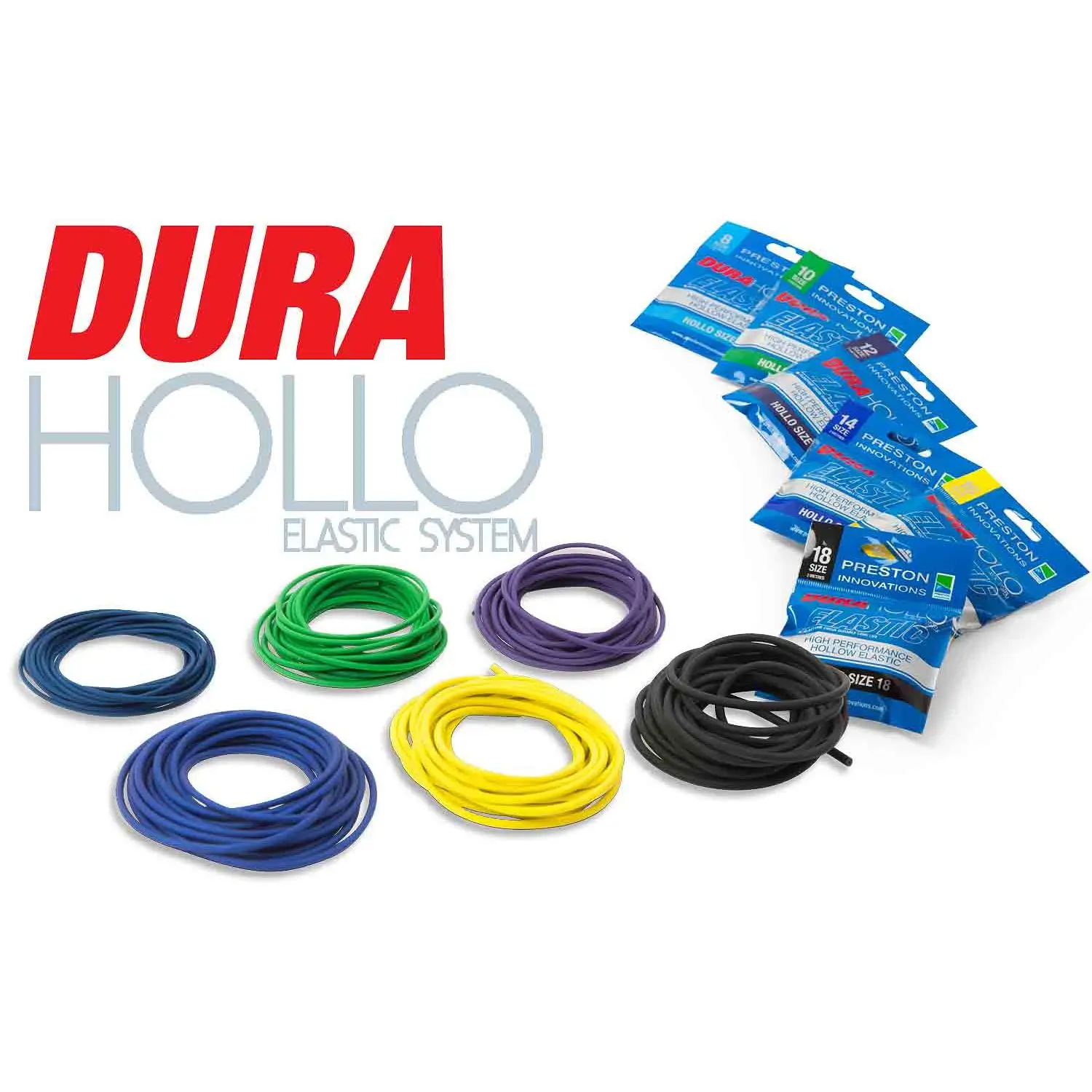 Gummiband Preston Dura Hollo Size 10 Vert