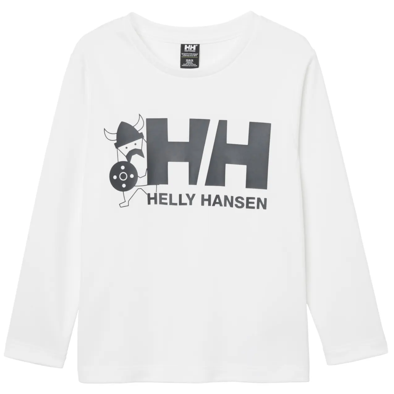 Helly Hansen White Long Sleeve T-Shirt Hh Tech Graphic
