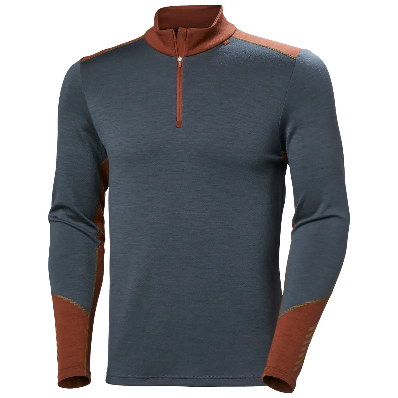 Maglia intima media in merino con 1/2 zip Helly Hansen Lifa