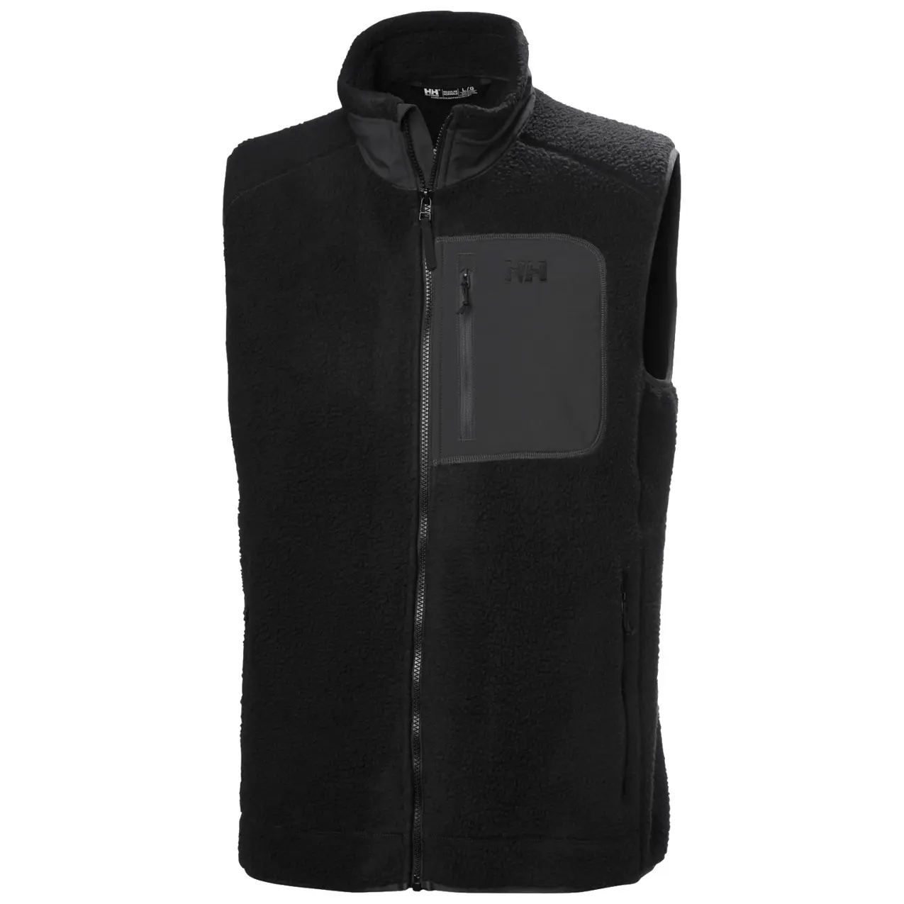 Helly Hansen Panorama Pile Block, fleecevest, heren, zwart