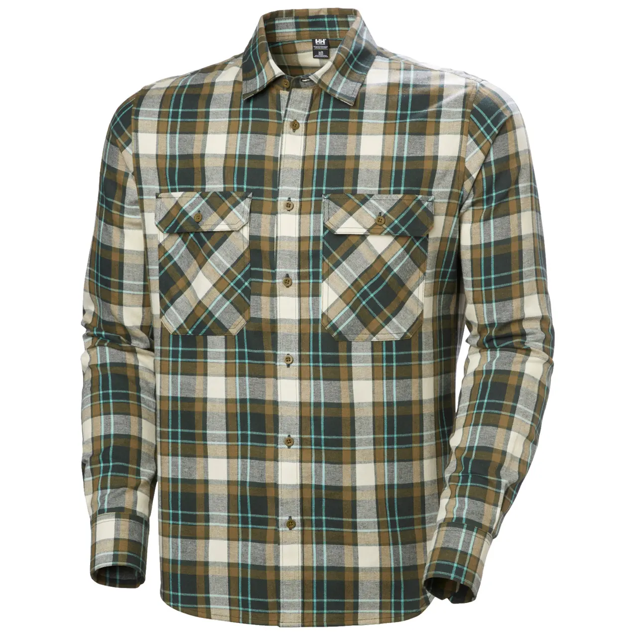 Lokka flannel camisa montaña manga larga hombre