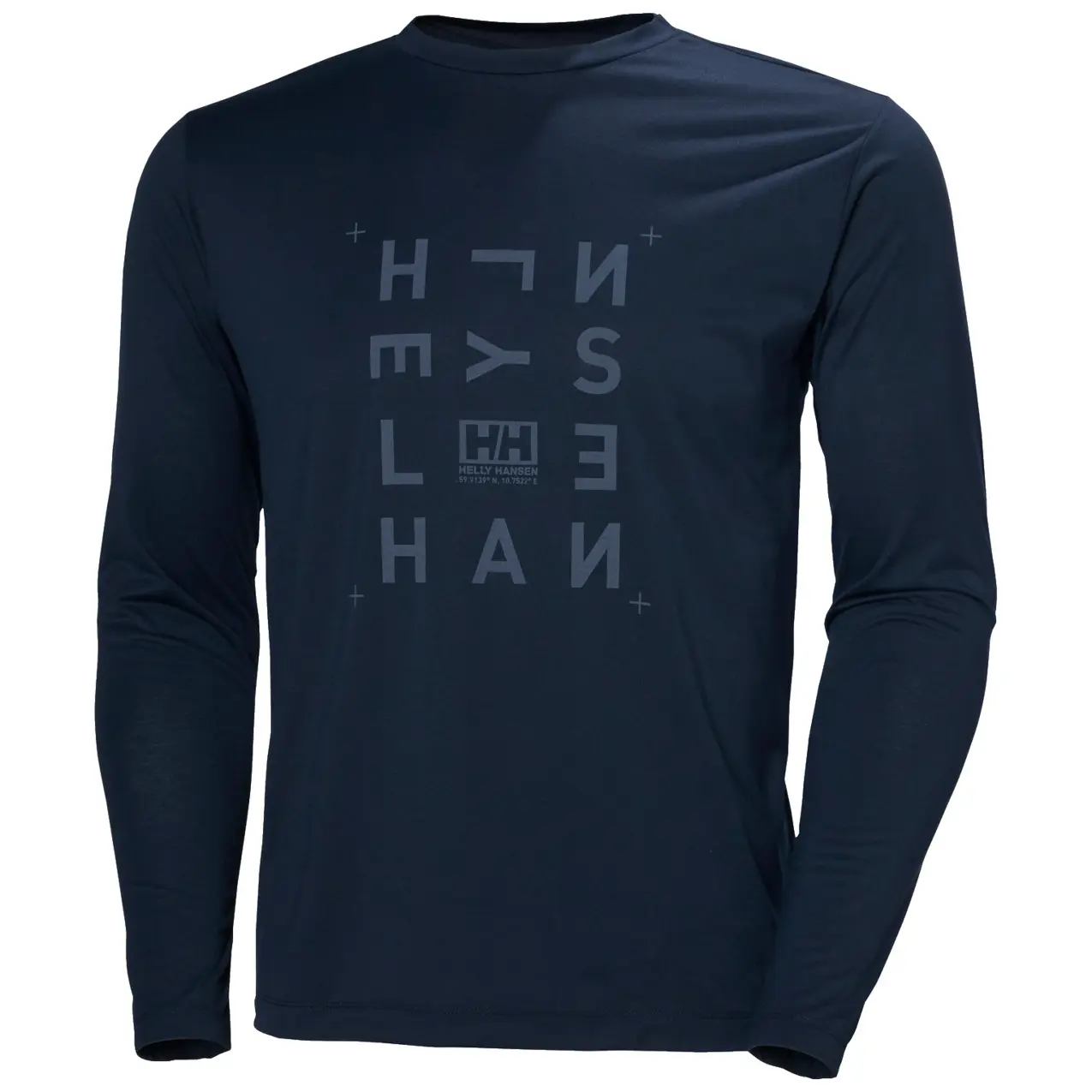 Langarmtrikot Helly Hansen Skog Graphic