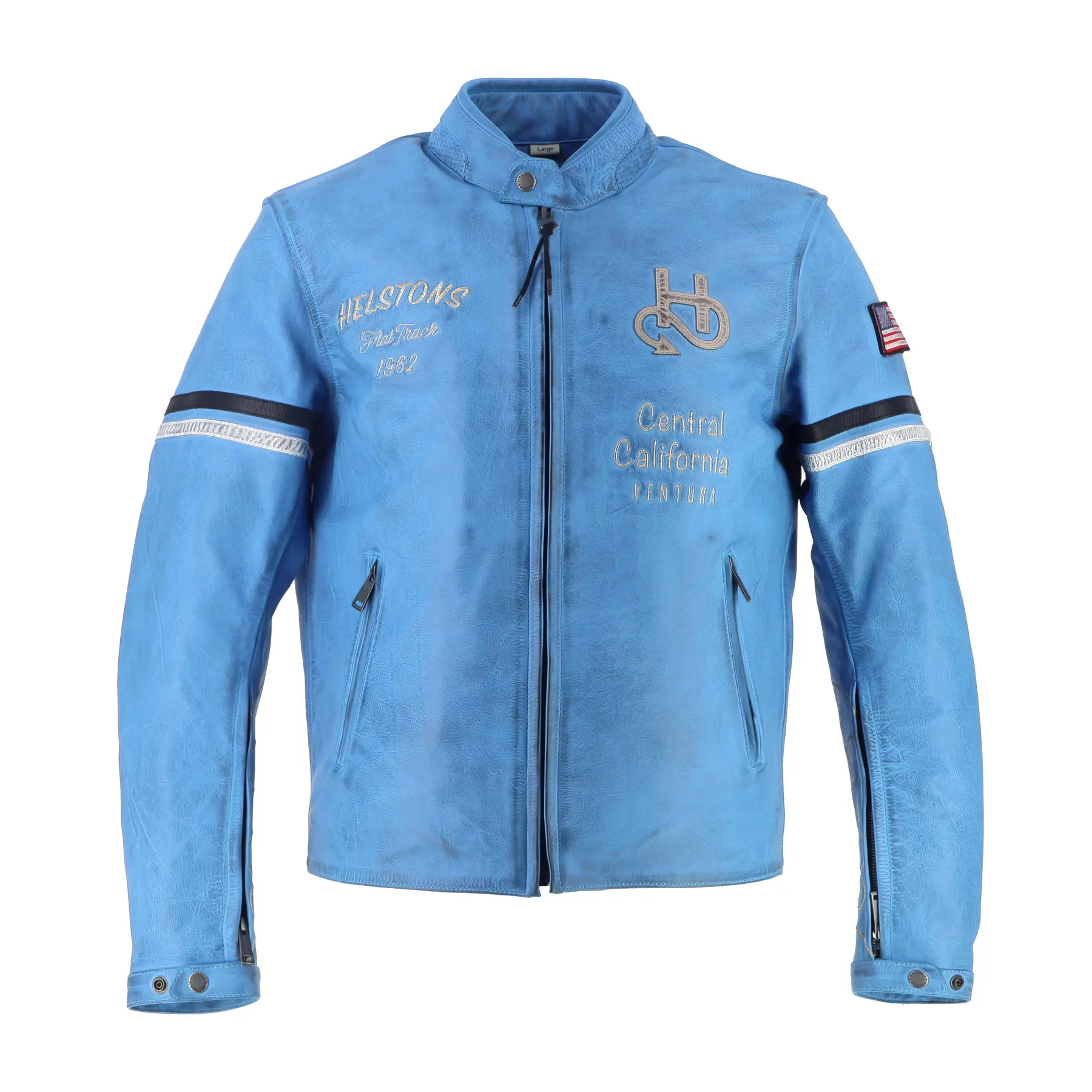 Motorrad-Lederjacke Helstons Nashville