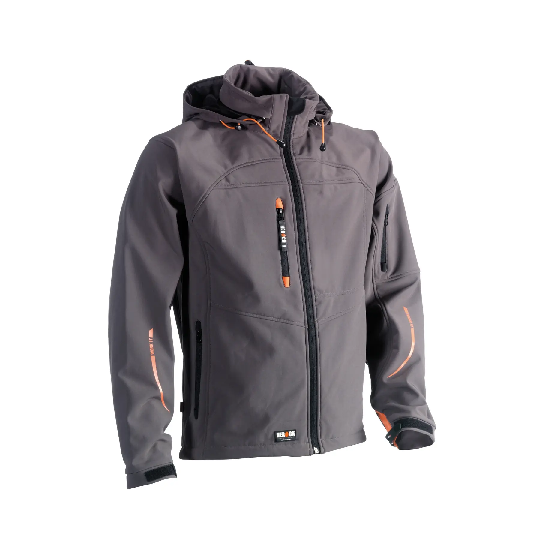 Giacca softshell con cappuccio Herock Poseidon