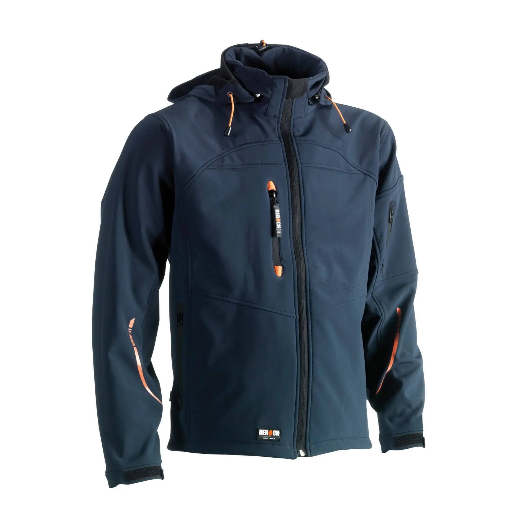 Giacca softshell con cappuccio Herock Poseidon
