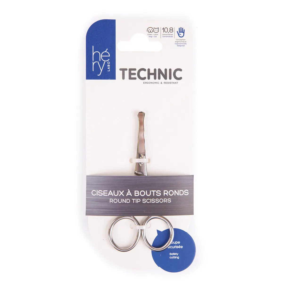 Hunde-Grooming-Scheren mit runden Spitzen Héry Labo
