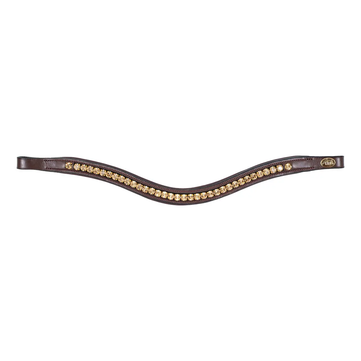 Frontal for horse HFI Padded Wave + Strass