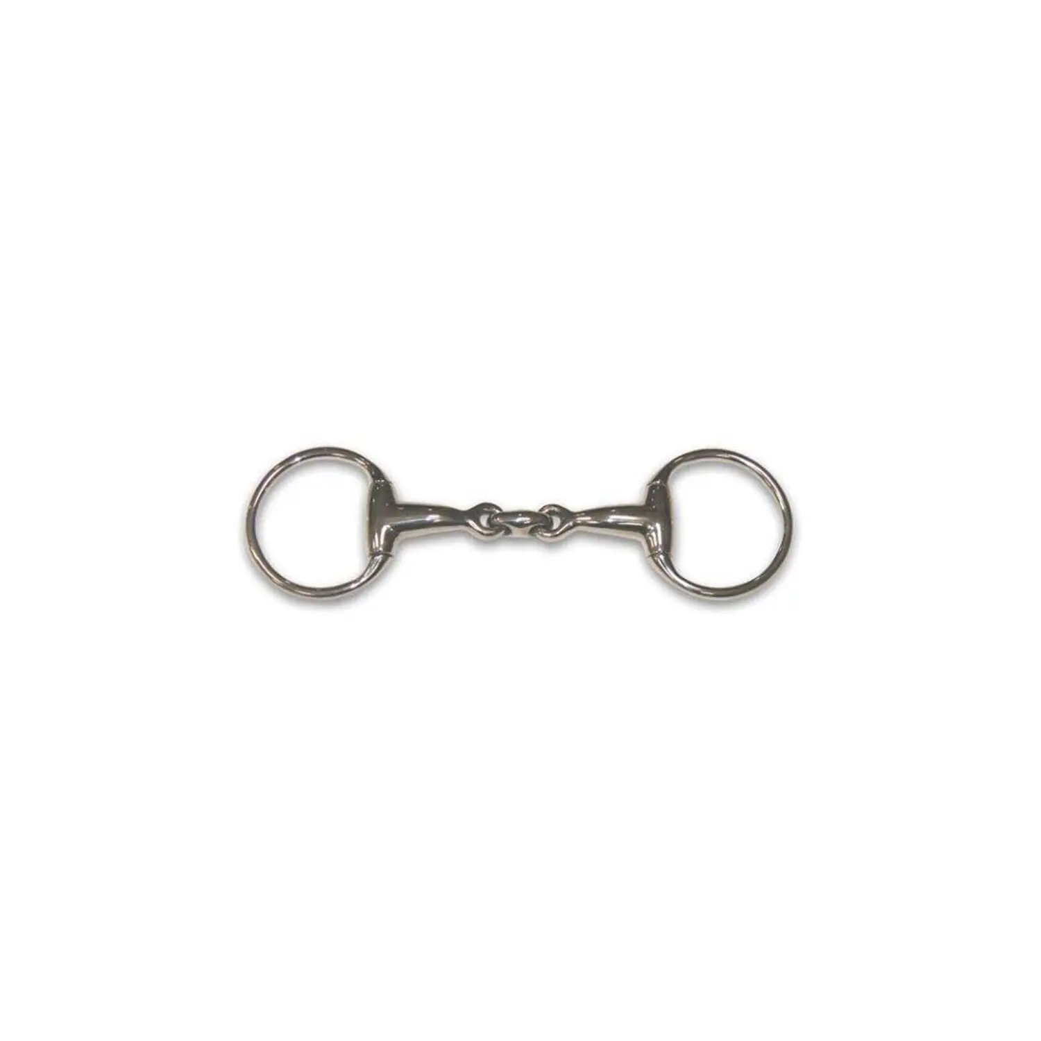 Olive bit for horse with double curved mouth HFI