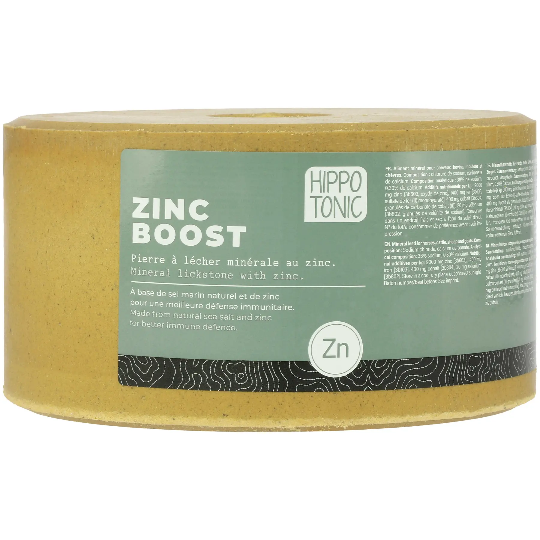 Pierre à sel cheval Hippotonic Zinc boost