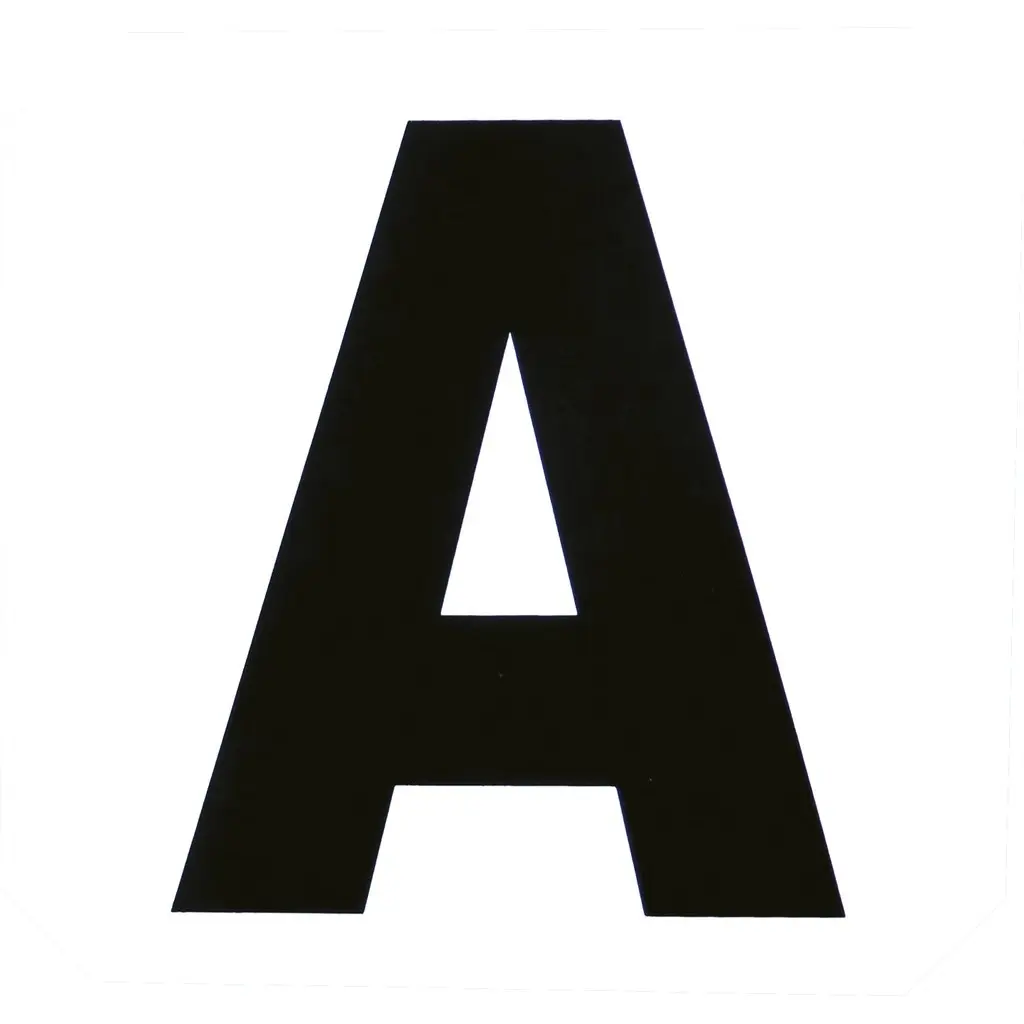 Lot de 12 lettres de manège autocollantes Hippotonic