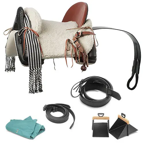 Complete Mixed Saddle Equipment Child Hispano Hipica