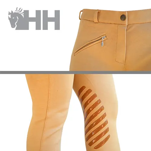 Reithose mid grip Damen Hispano Hipica Lyon Adhesion