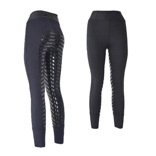 Reitleggings Full Grip, Mädchen Hispano Hipica Noa Adhesion Plus