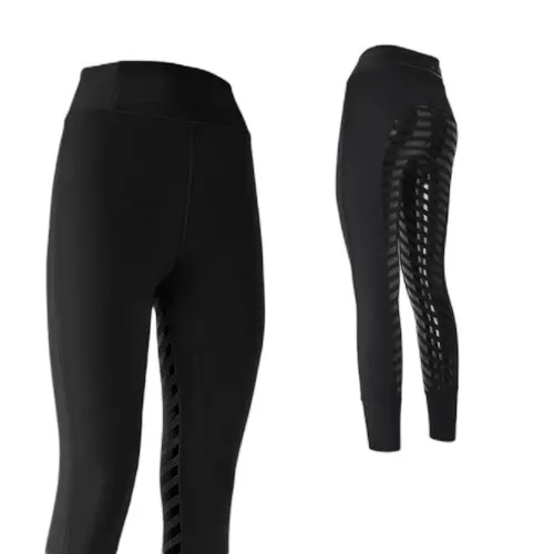 Girls' full grip riding leggings Hispano Hipica Noa Adhesion Plus