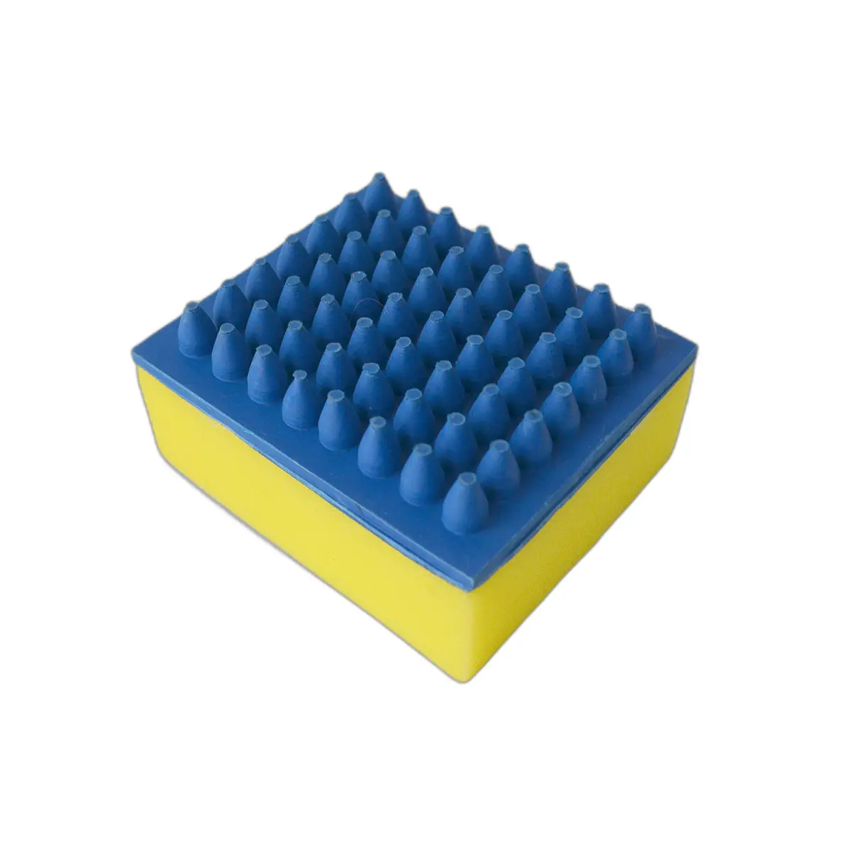 Reitblock mit Gummi-Striegel Hispano Hipica