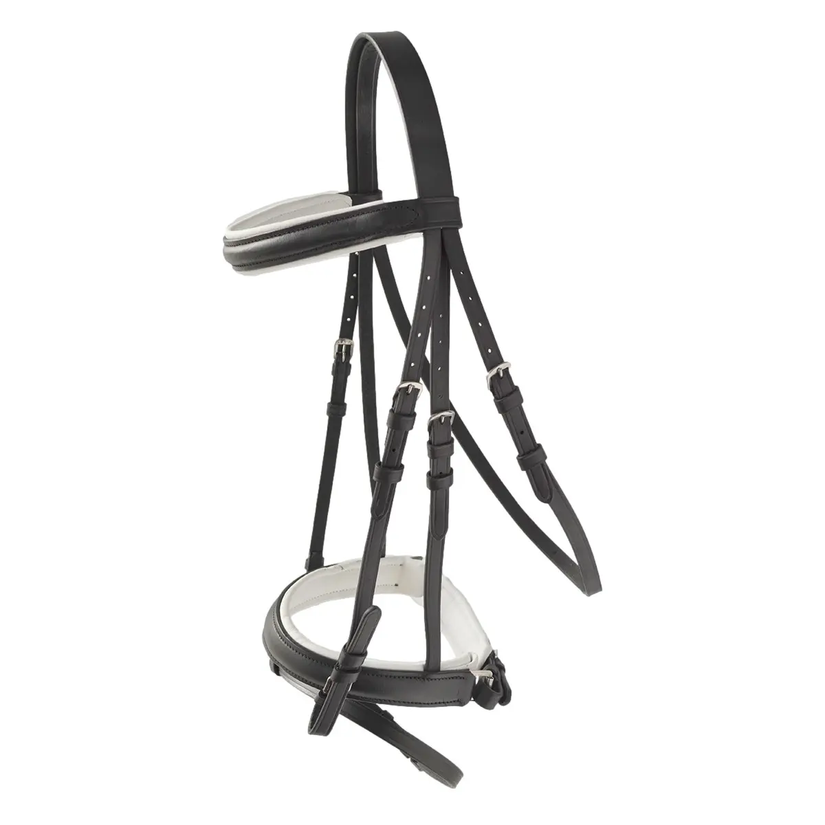 English Riding Bridles with Smooth Reins Hispano Hipica Mimas