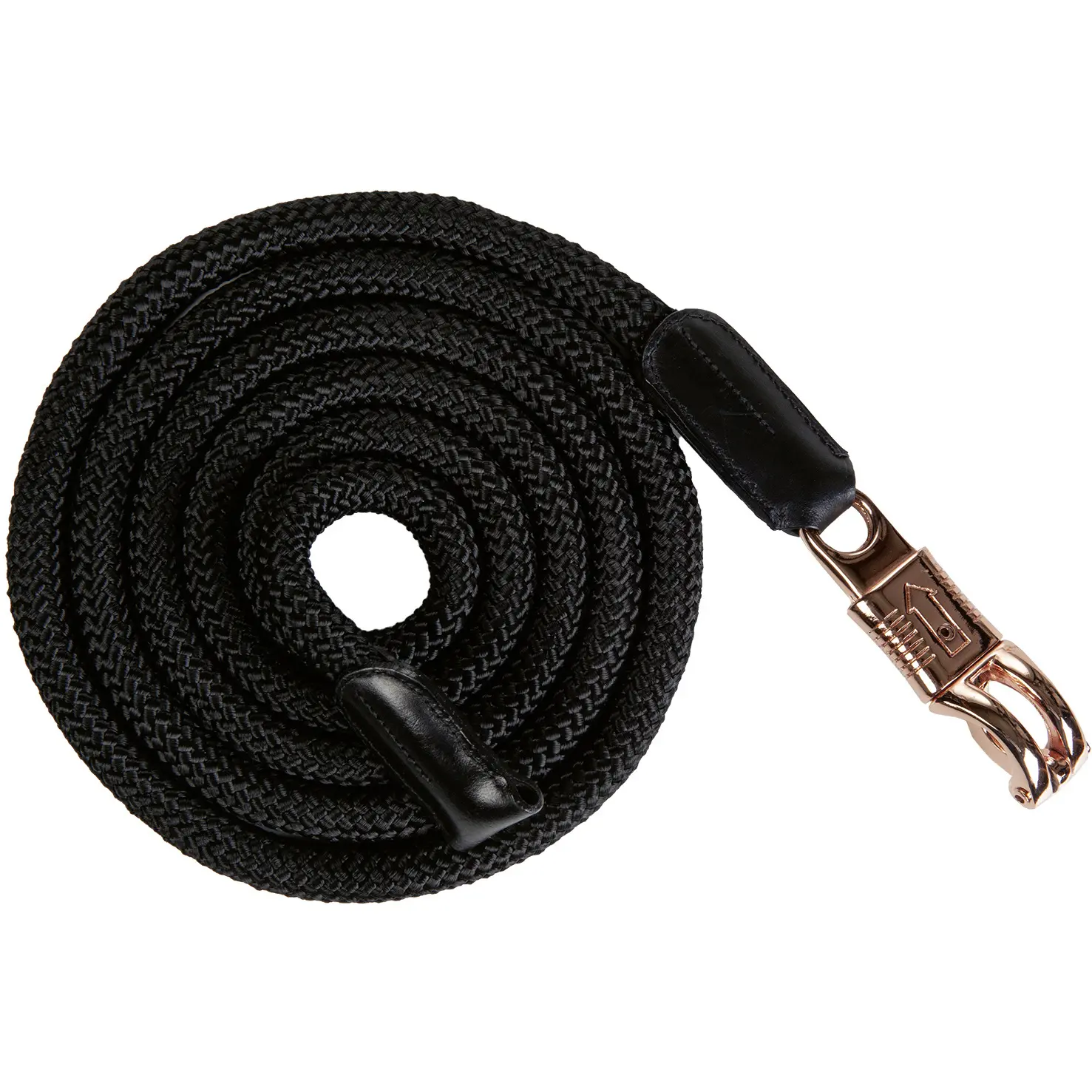 Riding lanyard with anti-panic snap hook HKM Rosegold Glamour