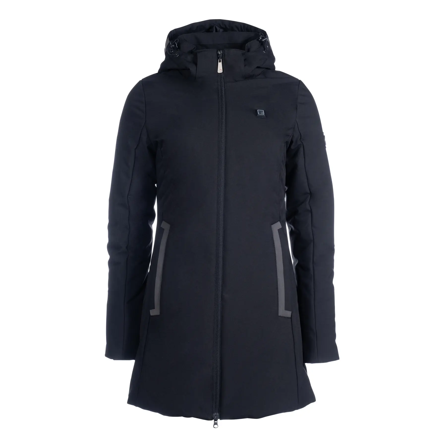 Wärmejacke Vollzip ohne Batterie Damen HKM Elegant