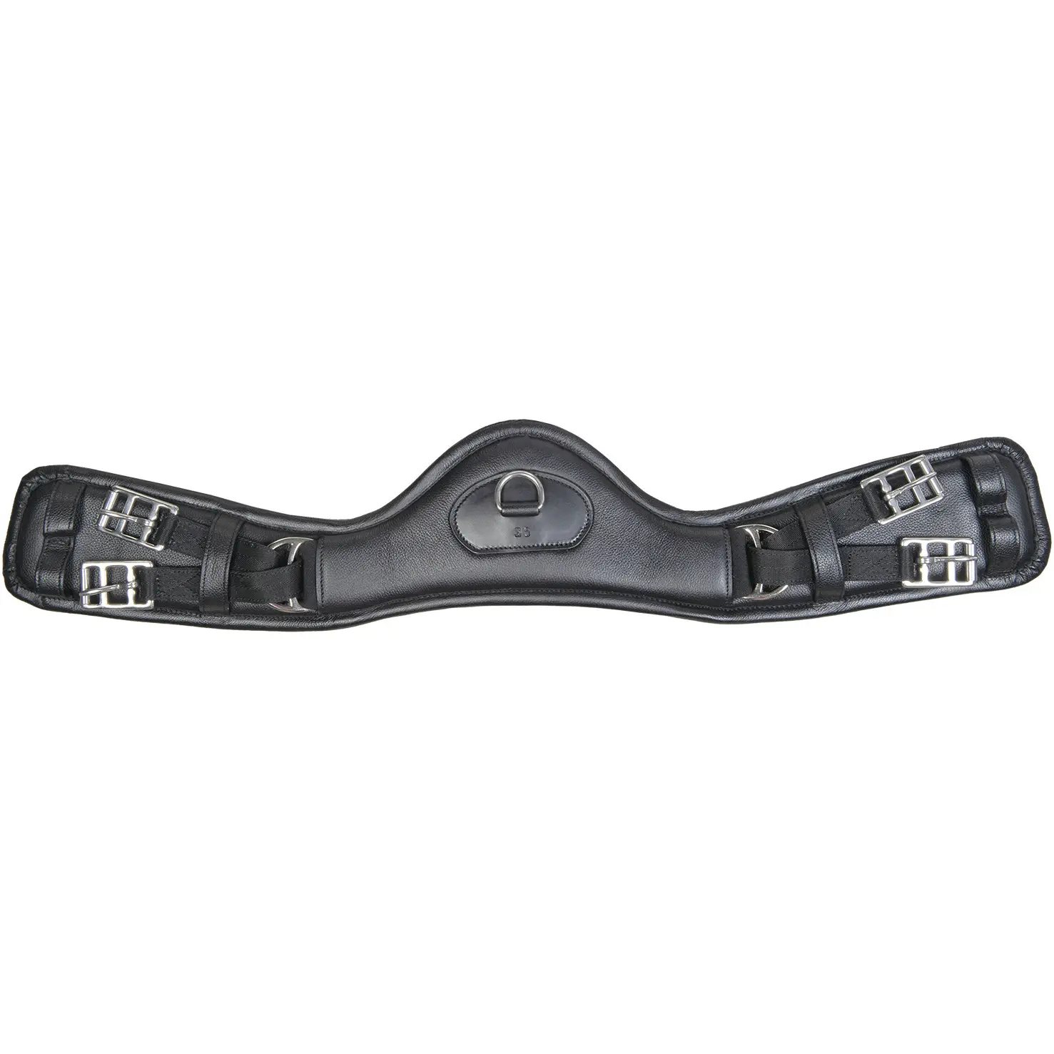 Sangle pour cheval en cuir élastique HKM Anatomic