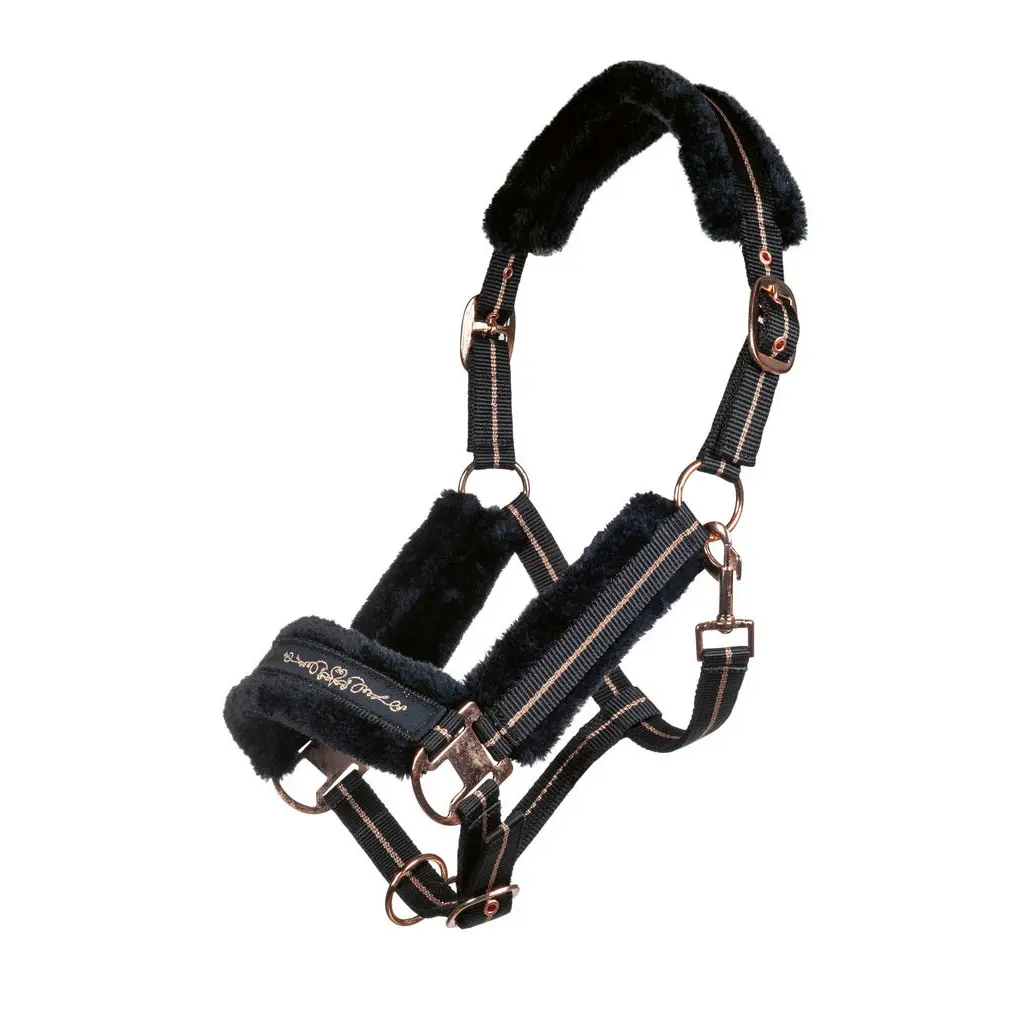 Halter for horse HKM Rosegold