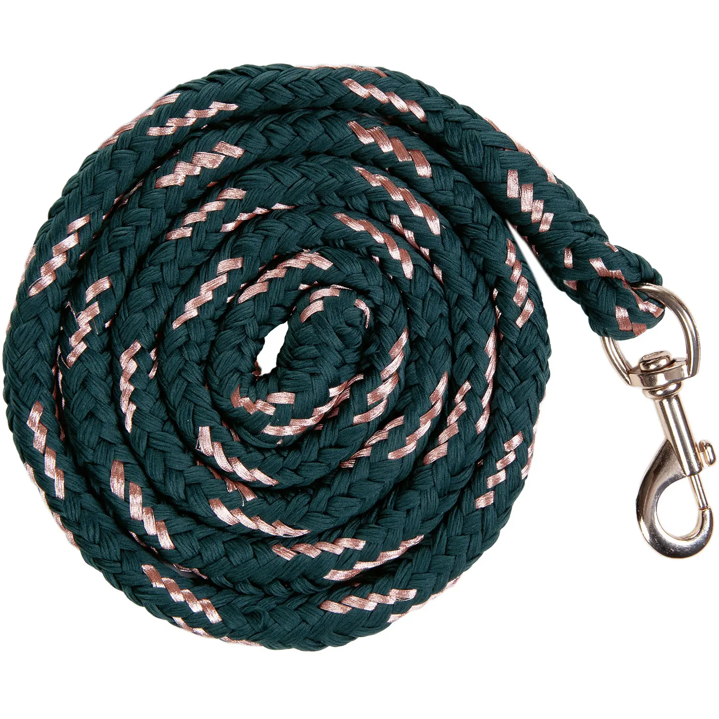 Riding lanyard with snap hook HKM Rosegold