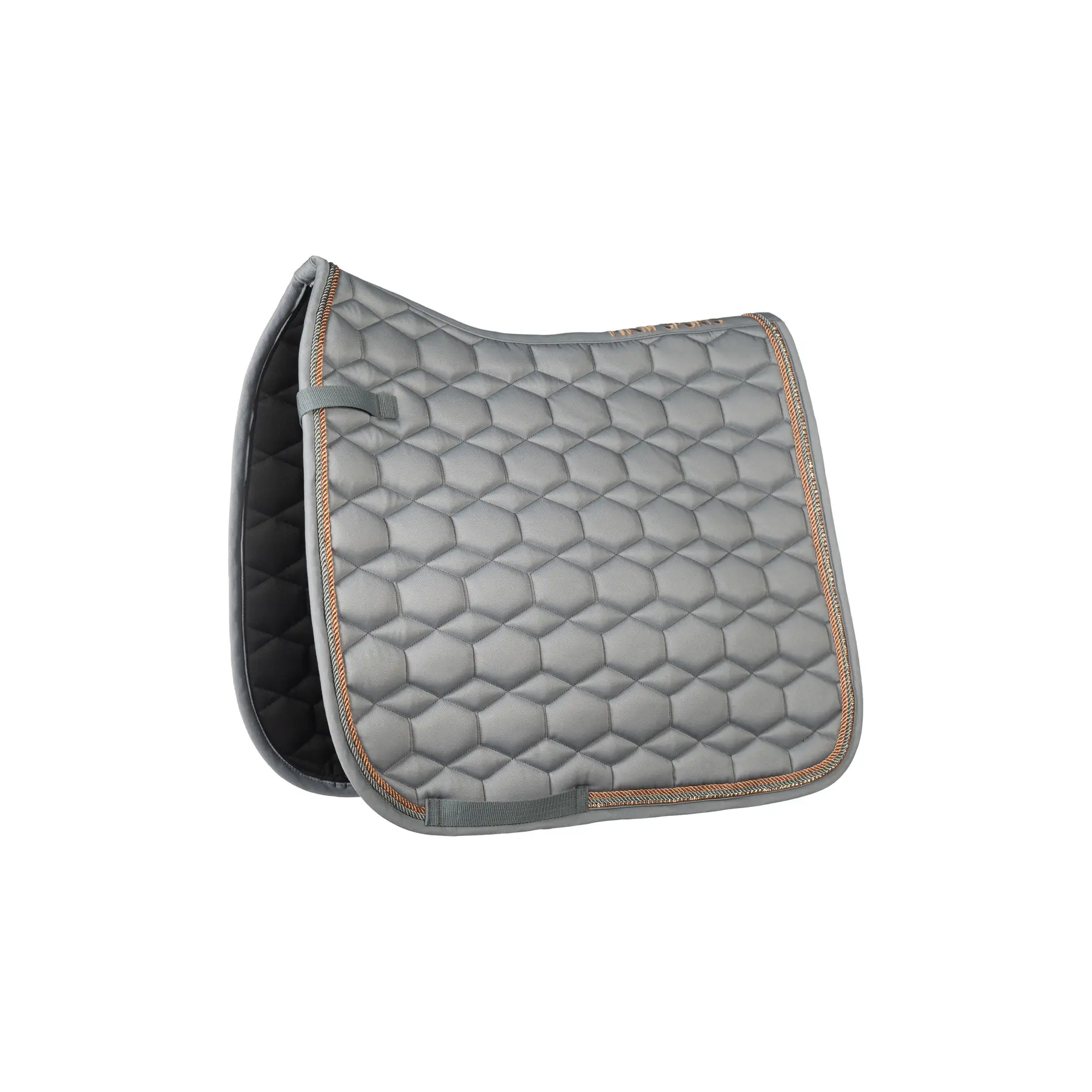 Dressage saddle pad for horses HKM Rosegold Glamour
