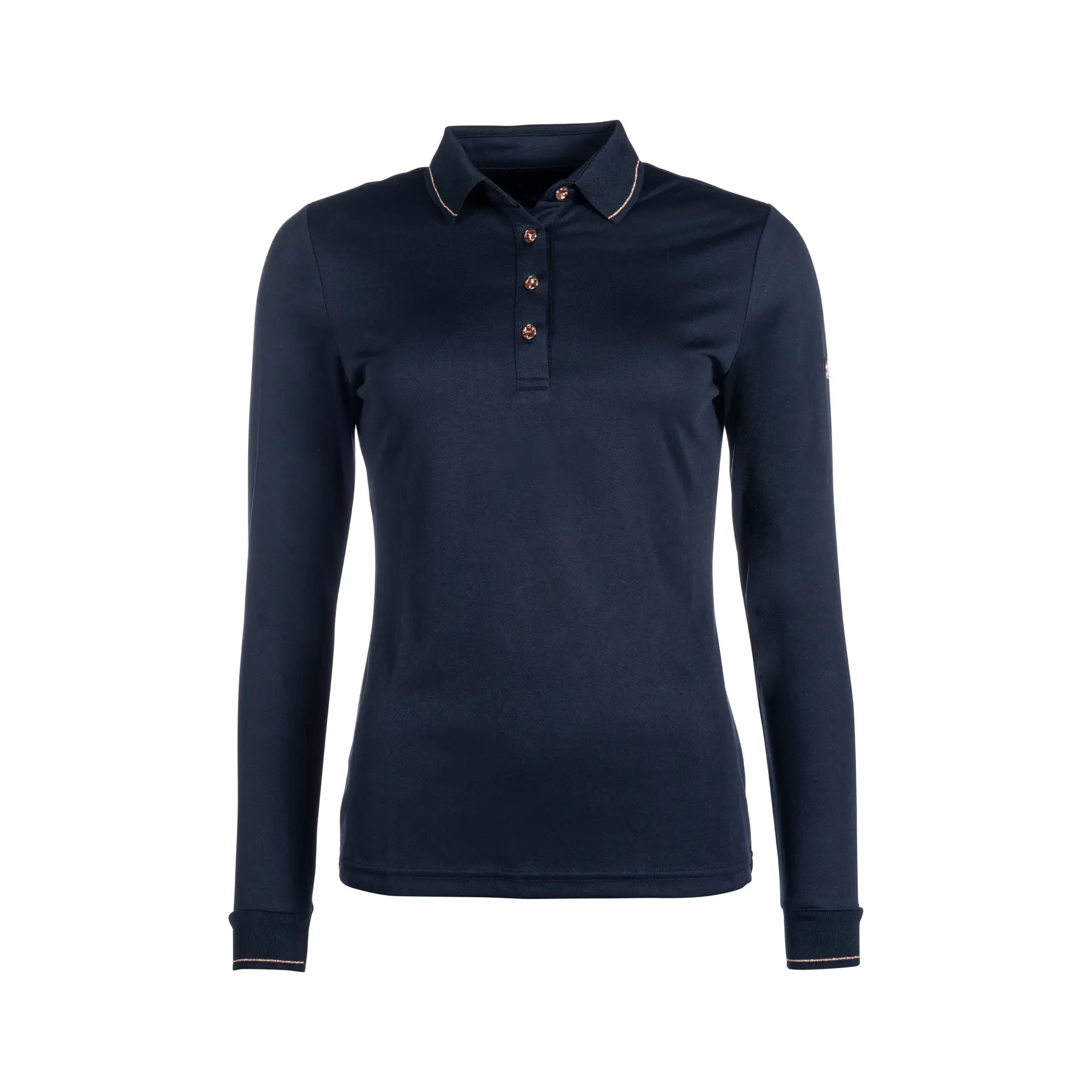 Riding polo long sleeves woman HKM Rosegold Glamour