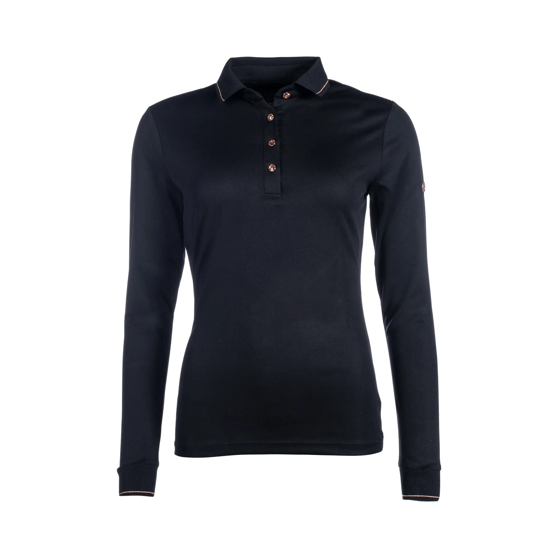 Riding polo long sleeves woman HKM Rosegold Glamour
