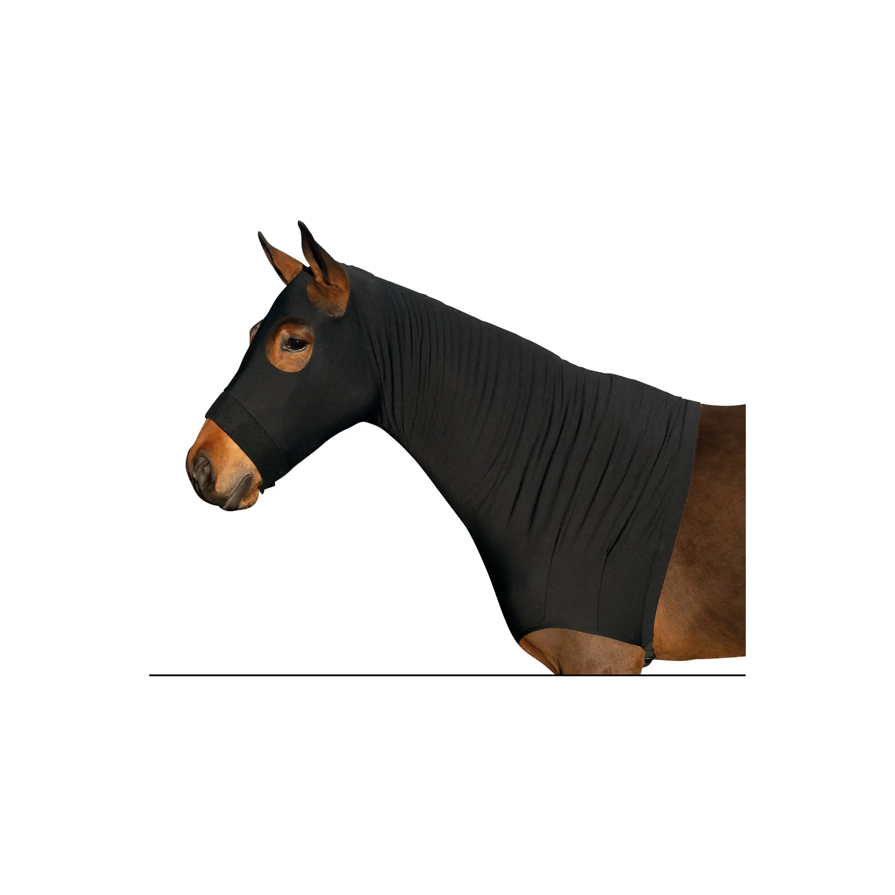 Halsdecke für Pferd mit Maske HKM Sleezy 0g