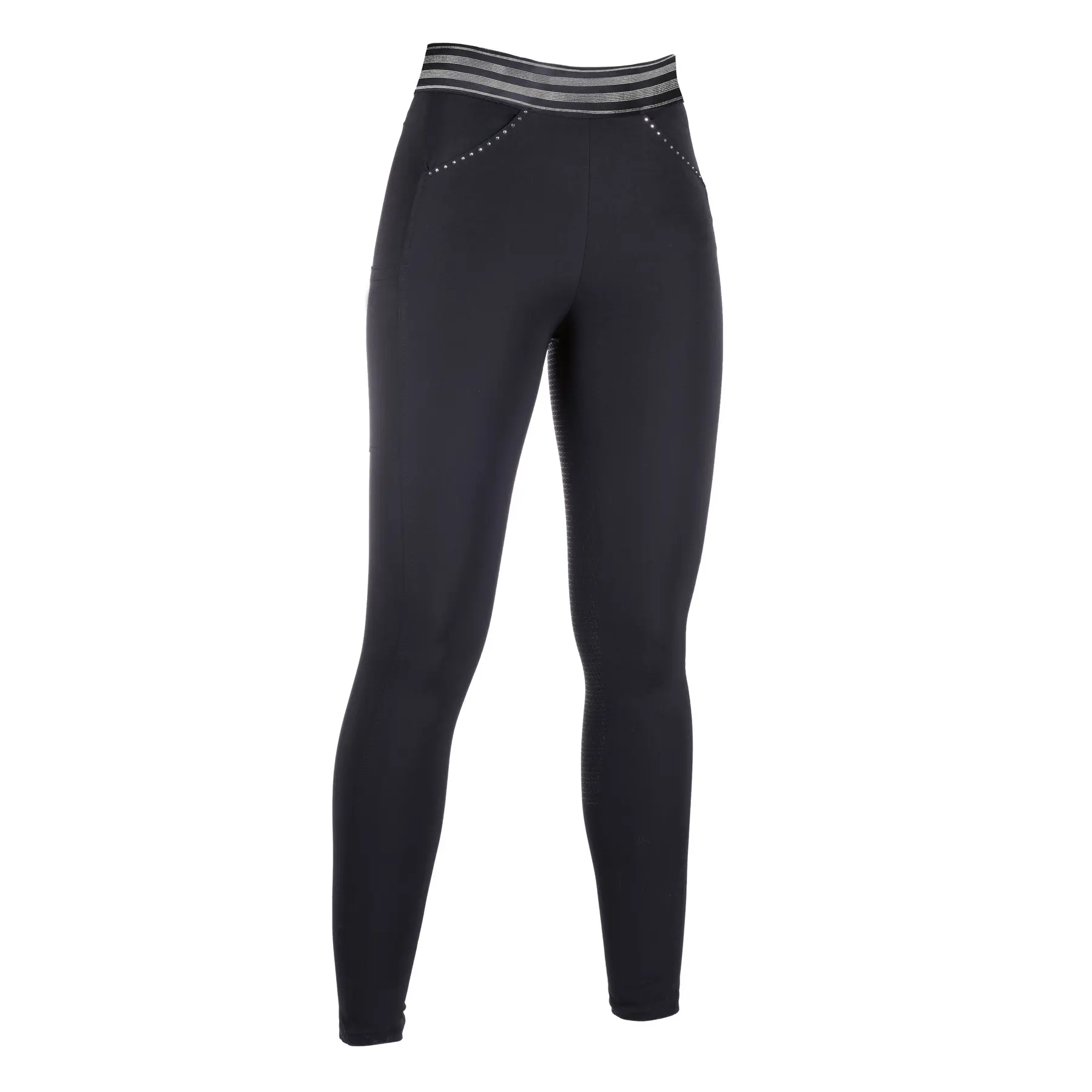 Women's full grip riding leggings HKM Pull on