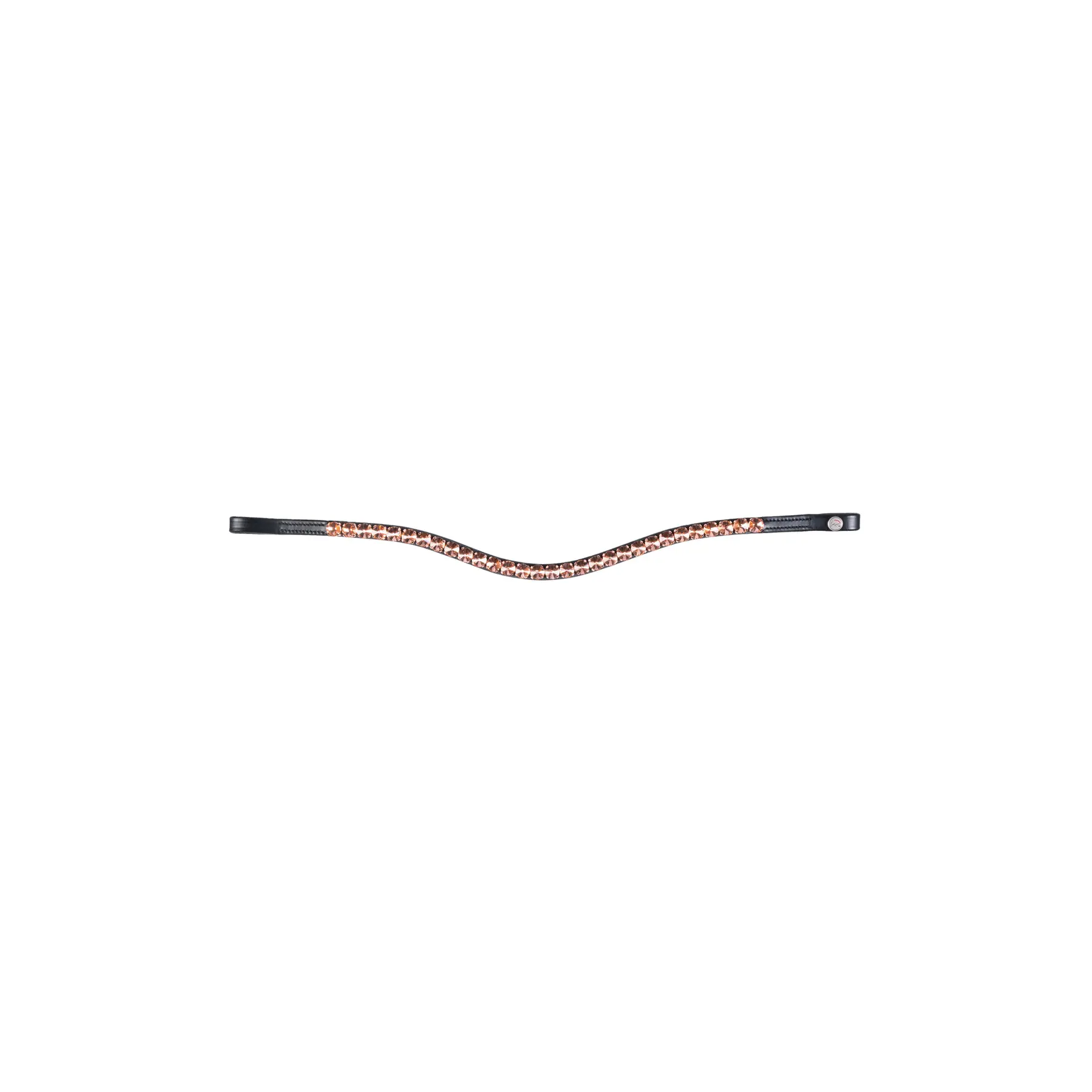 Frontal for horse HKM Rosegold Glamour Style