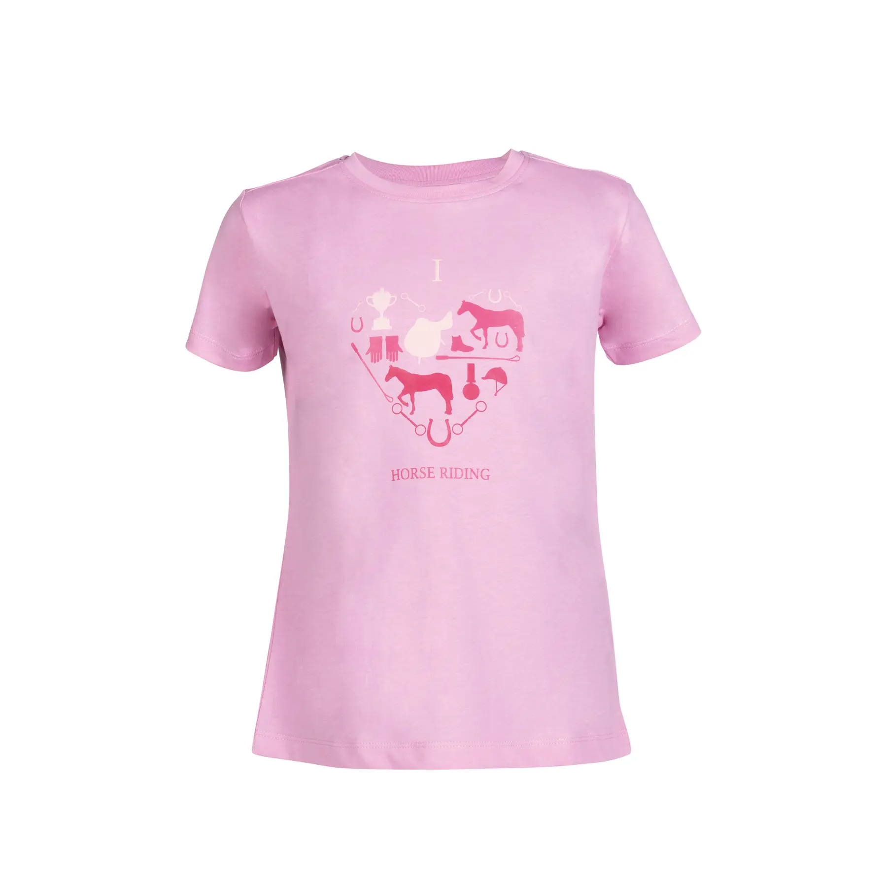 T-shirt fille HKM I Love Horse Riding