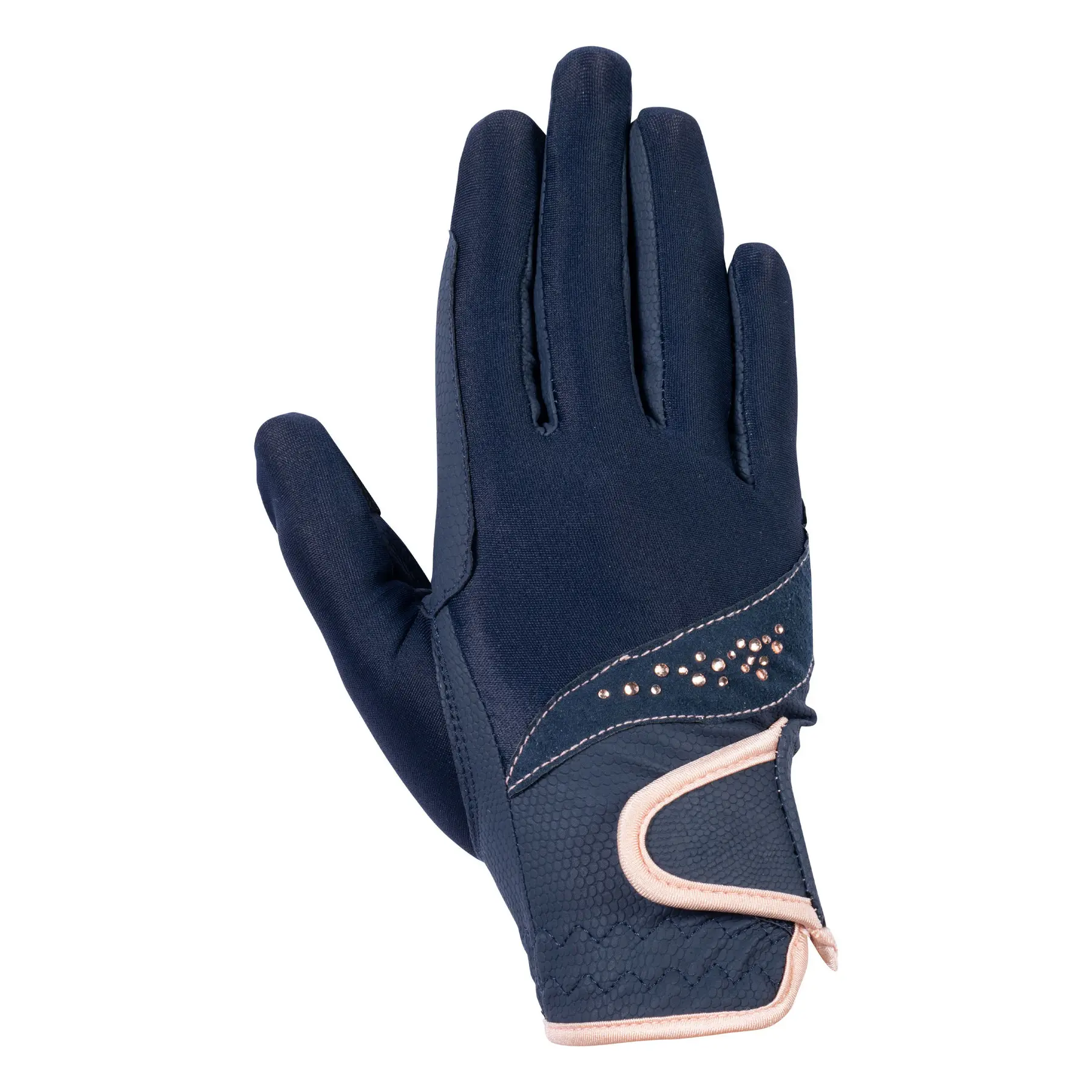 Riding gloves HKM Rosegold Glamour