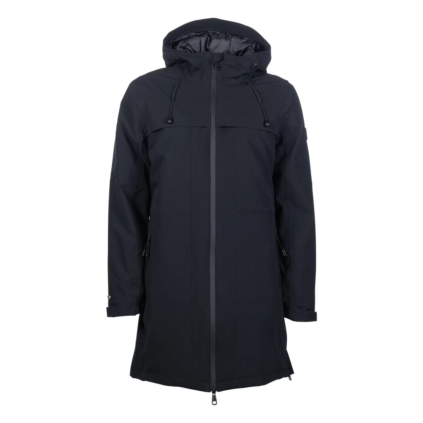 Wasserdichte Reitjacke mit Kapuze, Damen HKM Hillary