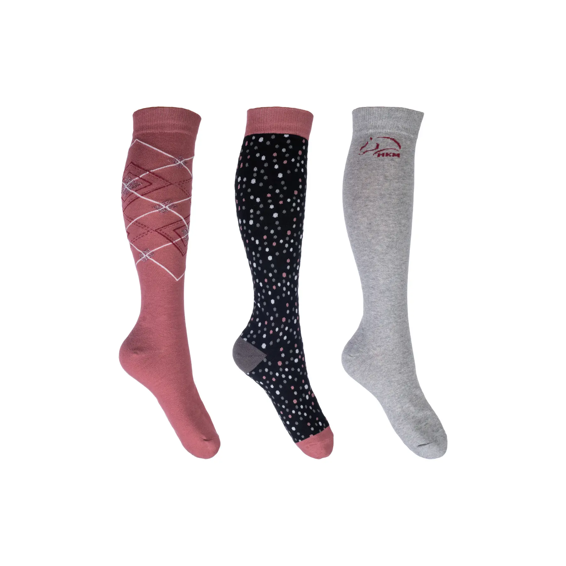 Children's riding socks HKM Colorado (x3)