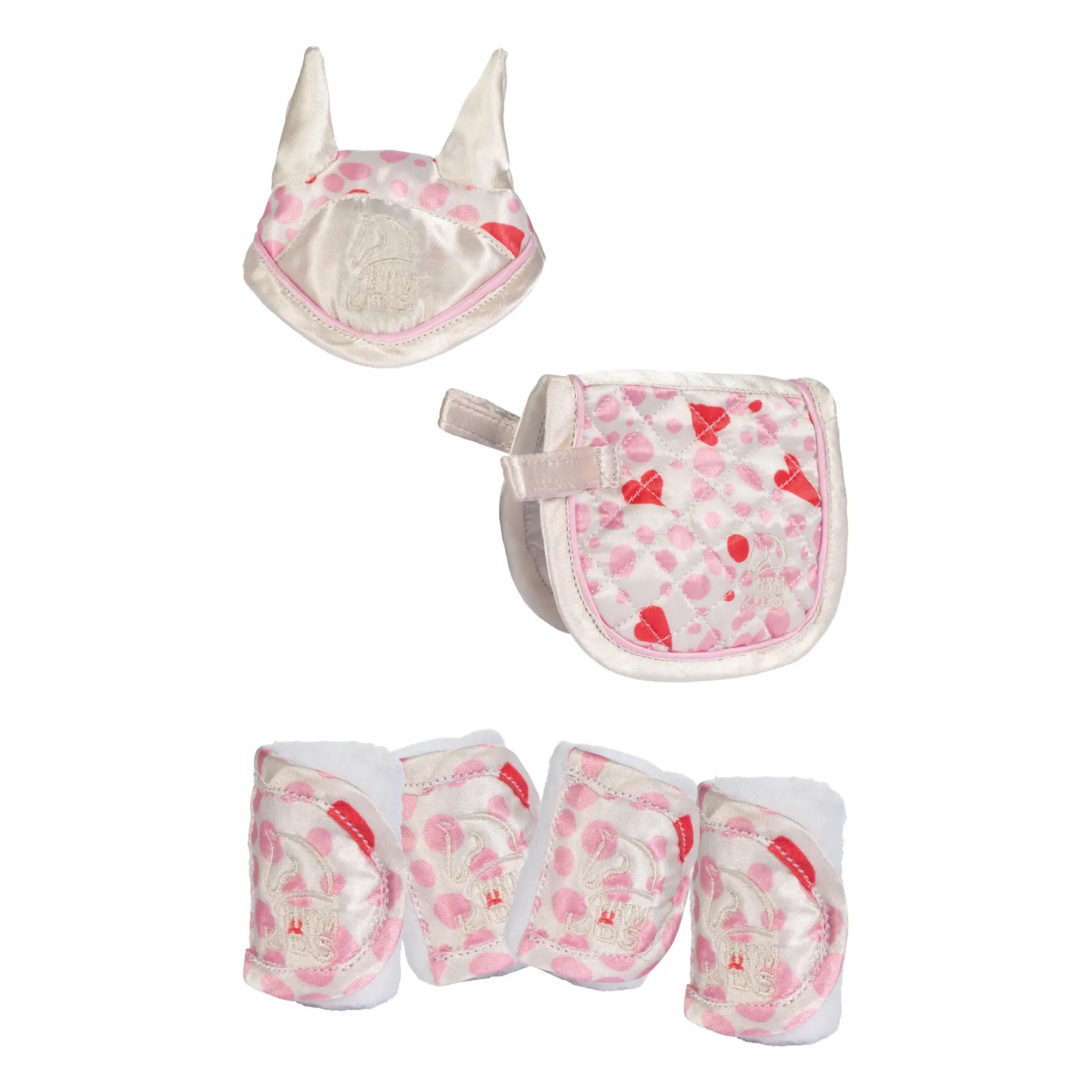 Saddle Pad - Ear Bonnet - Bandages for Pony Plush Toy HKM