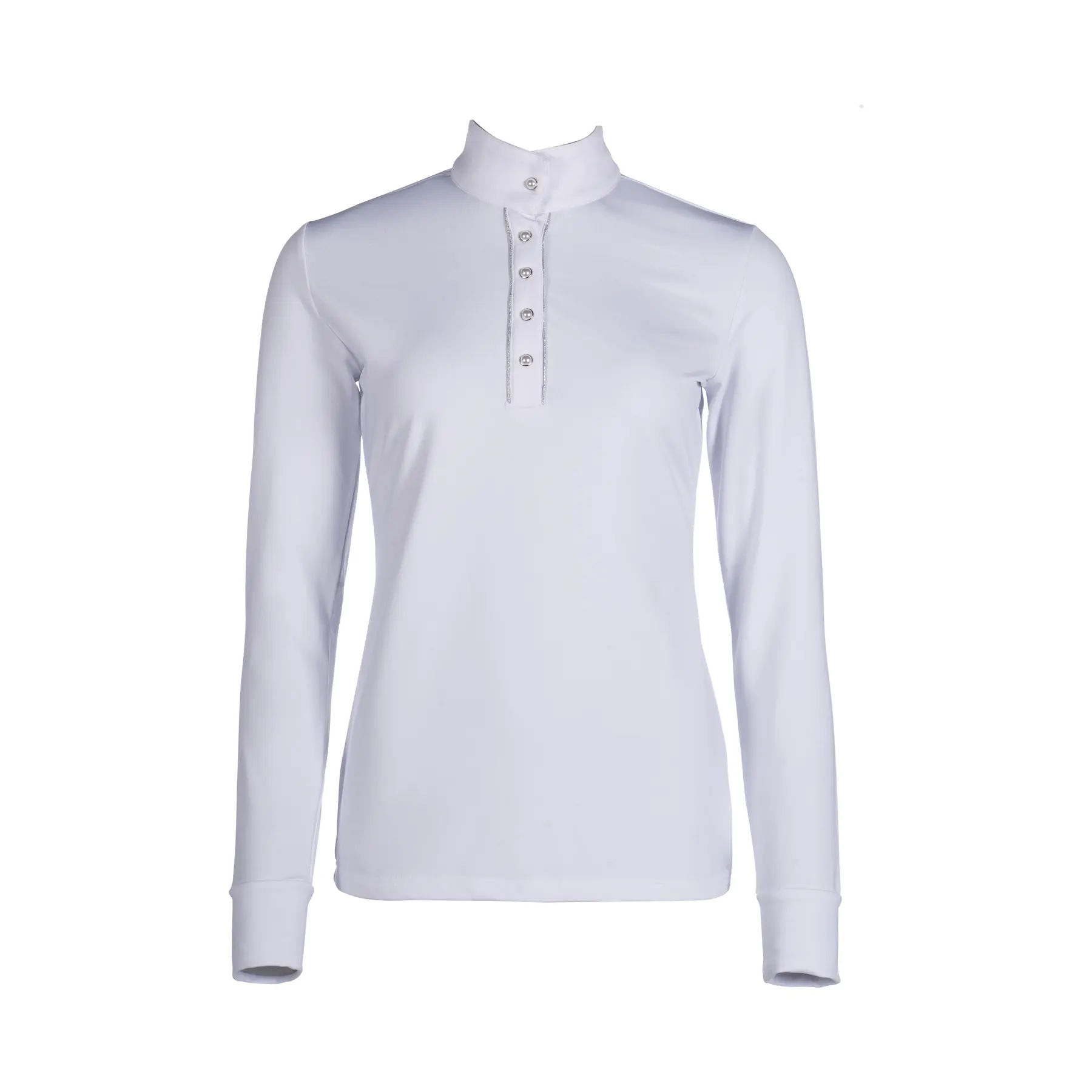 Women's long sleeve competition polo shirt HKM Emilia
