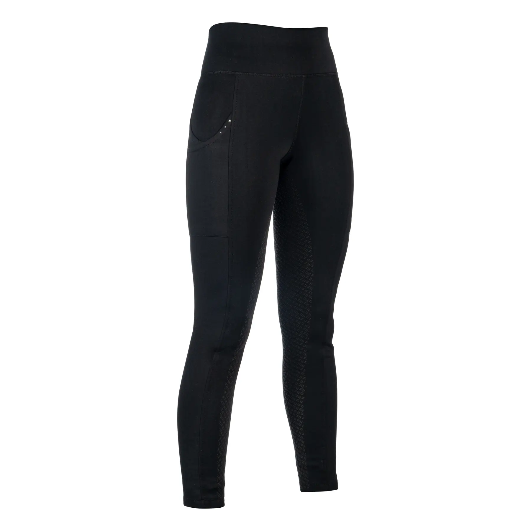 Girls' full grip riding leggings HKM Cosy II