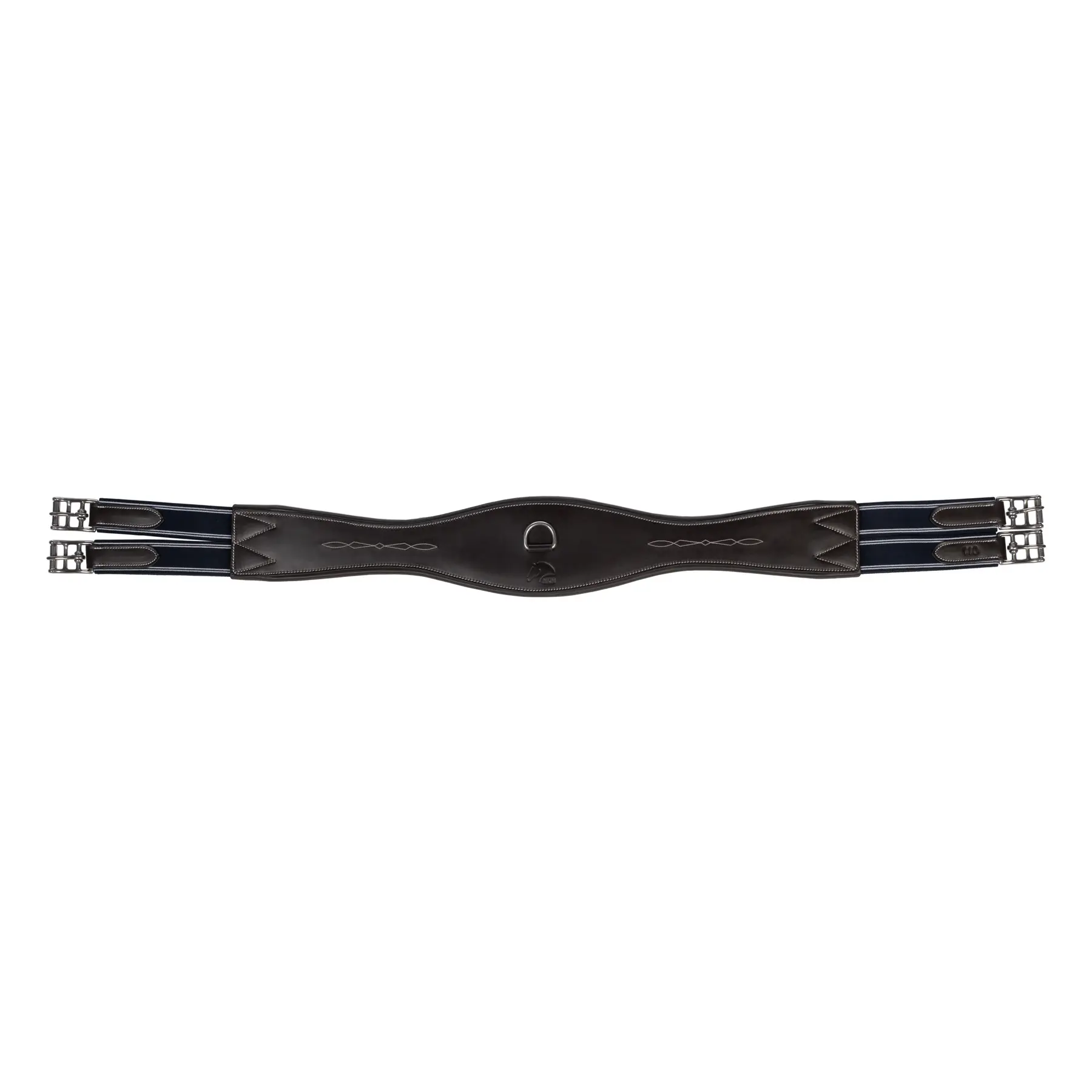 Leather horse girth HKM Dallas