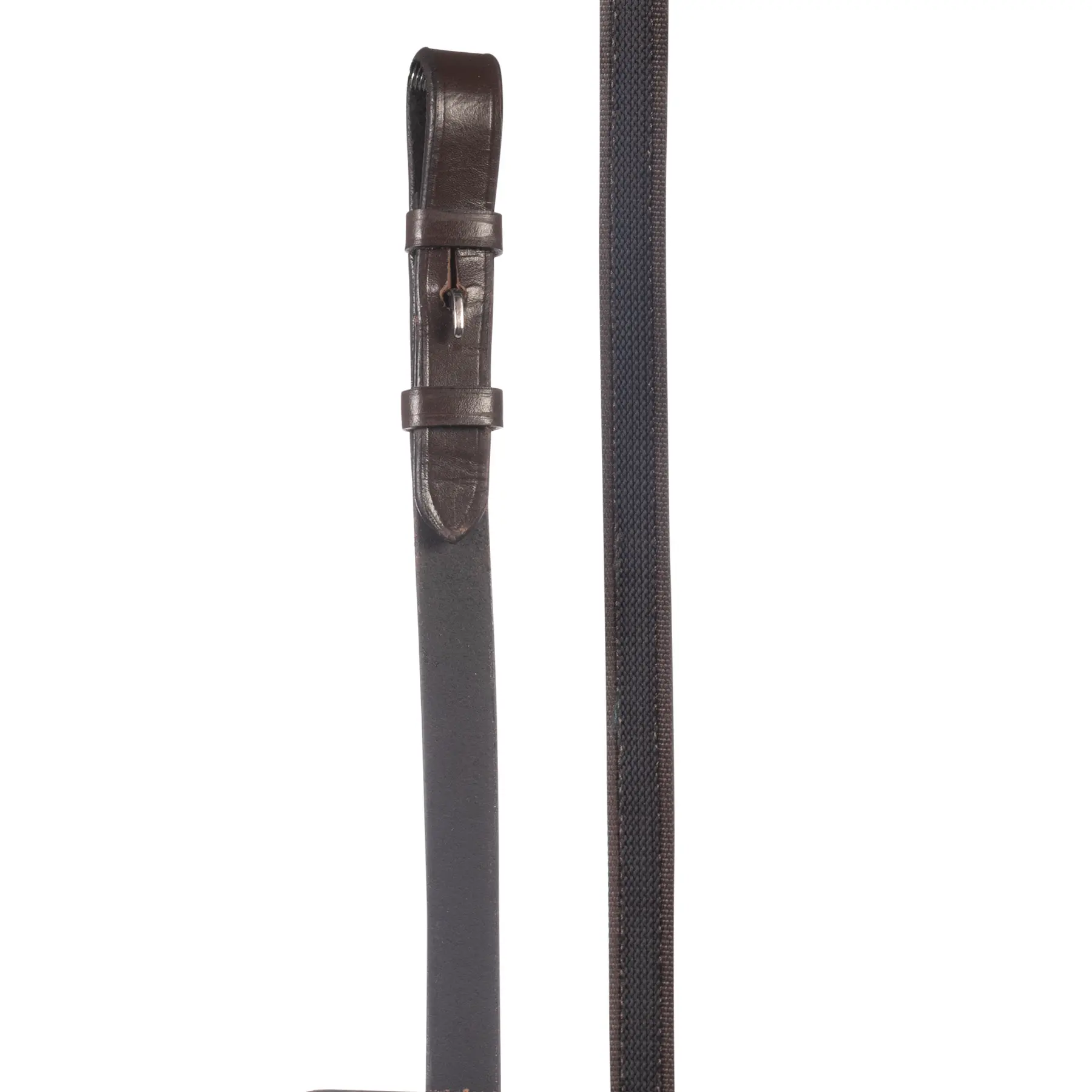 Leather Horse Reins with Rubber Coating HKM Sophie