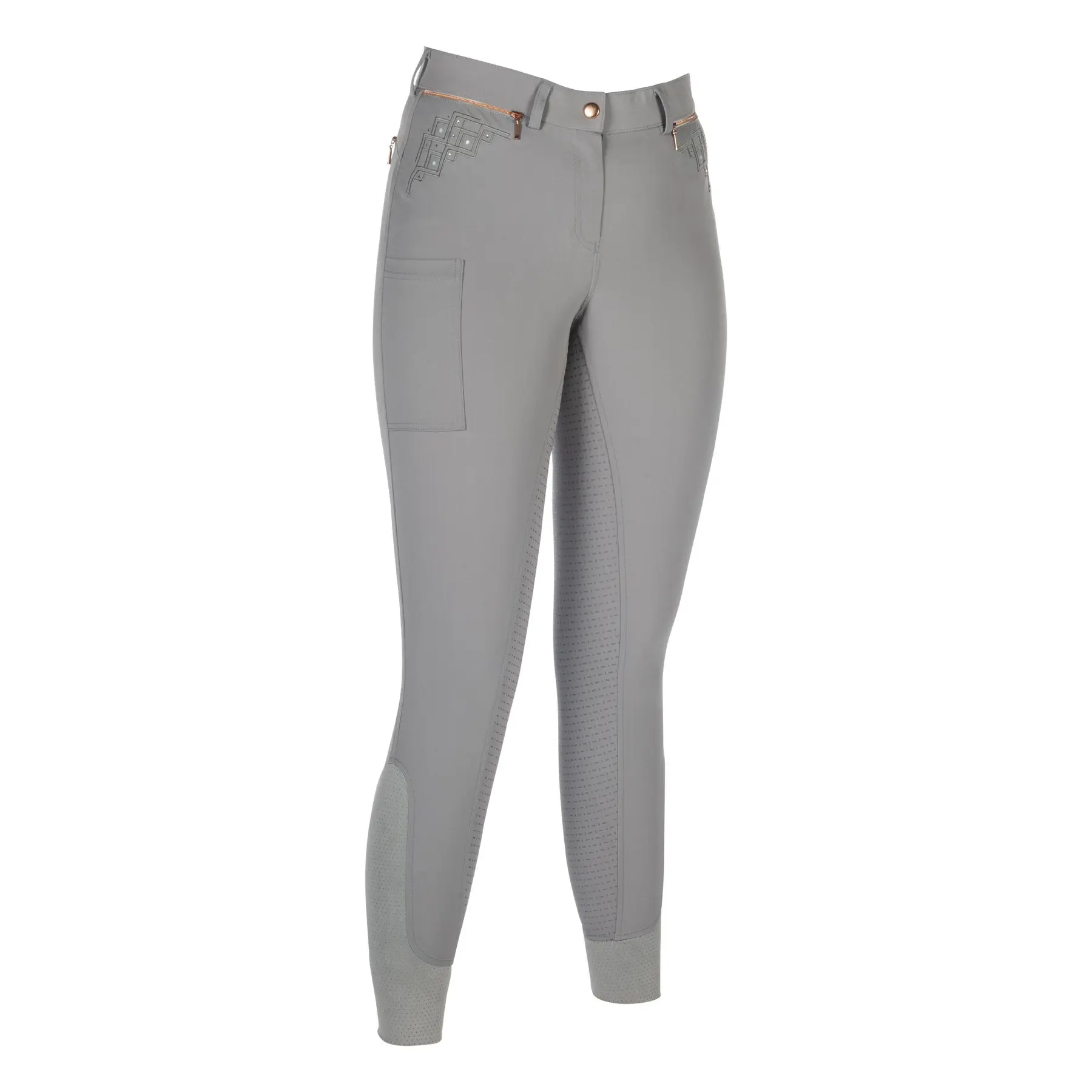 Full grip riding Trousers for women HKM Rosegold Sparkle