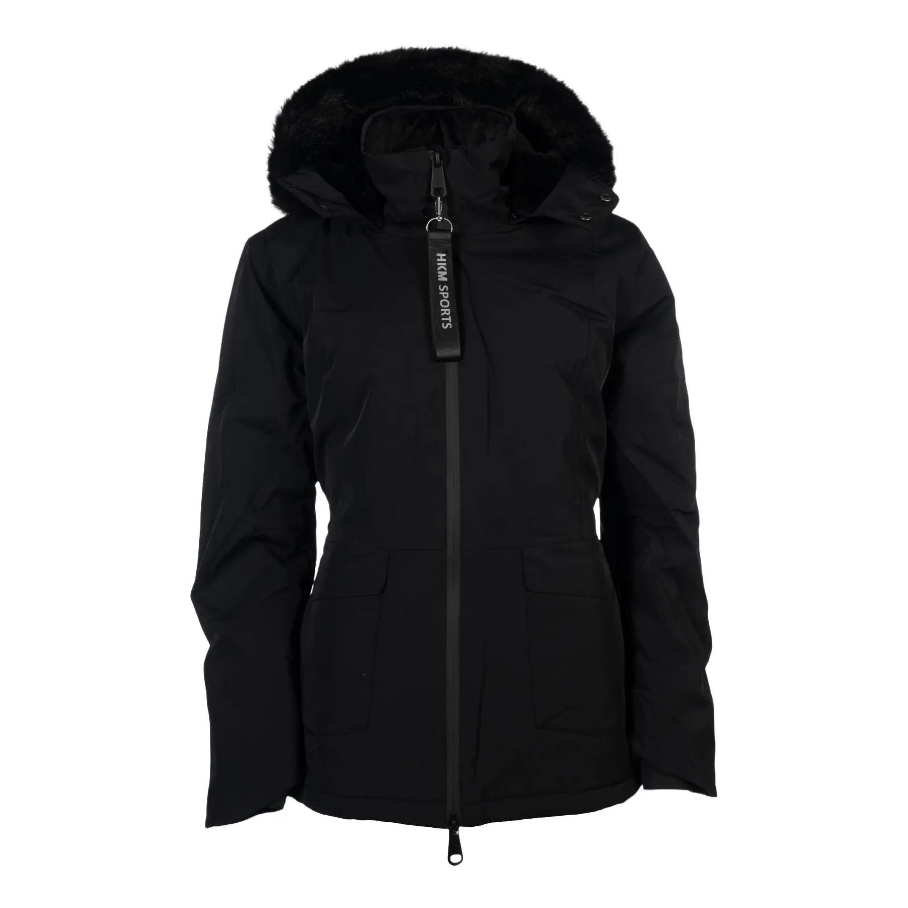 Wasserdichte Reitjacke mit Kapuze, Damen HKM Minnesota