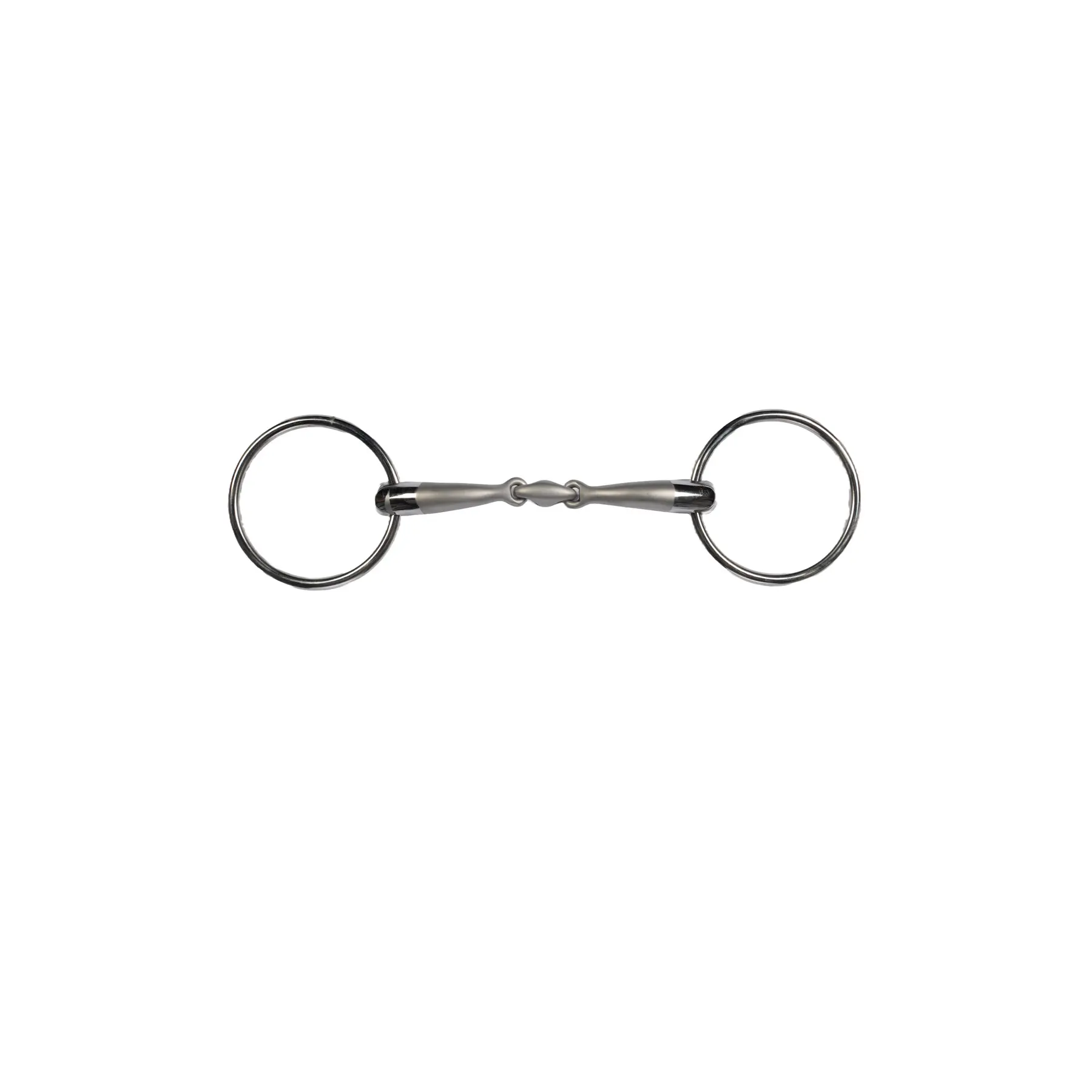 Doppelt gebrochenes Gebiss für Pferde HKM Soft Touch 16 mm