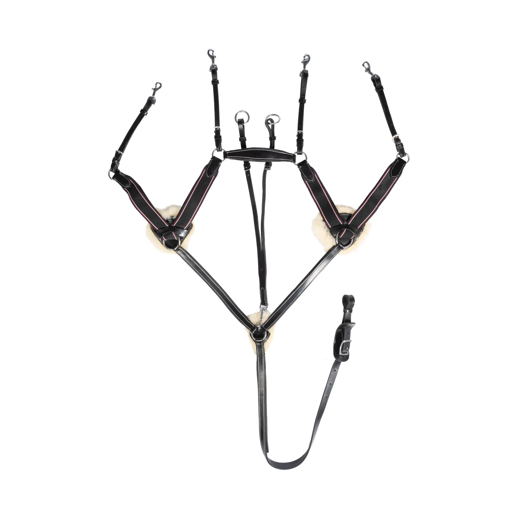 Collier de chasse pour cheval cinq points HKM