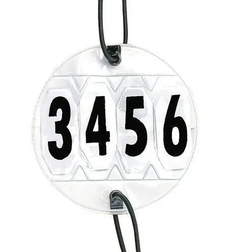 Adjustable 4-Digit Equestrian Number HKM (x2)