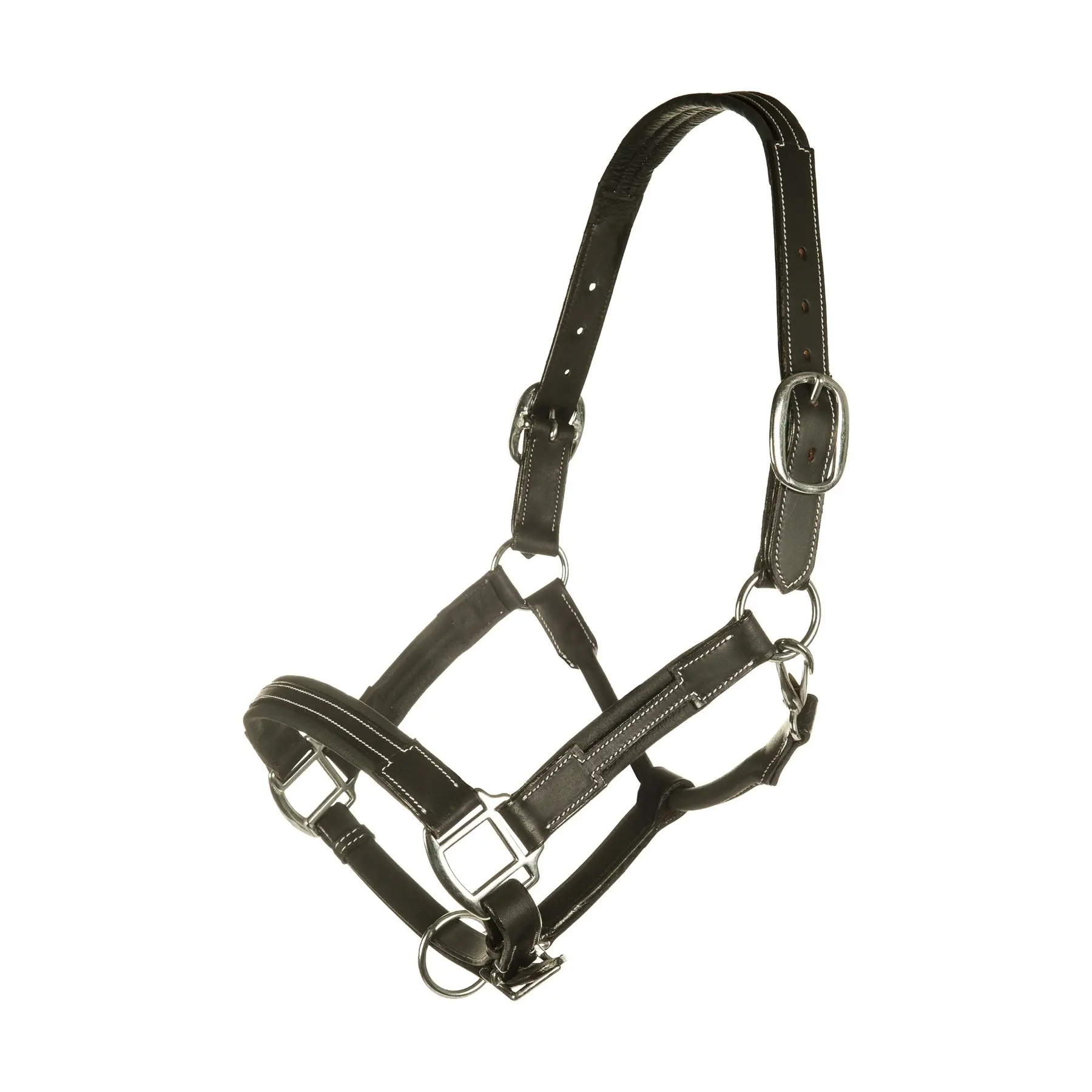 Leather halter for horses HKM Soft