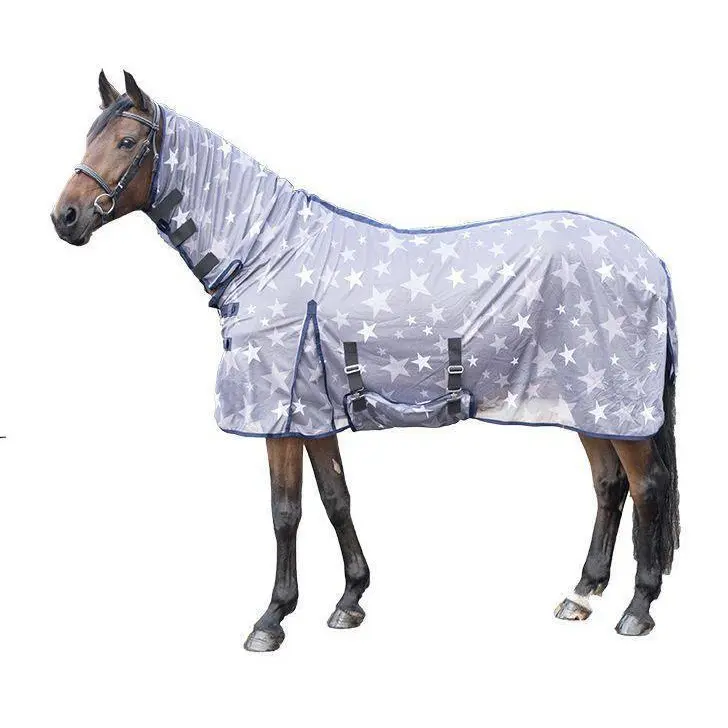 Coperta anti-mosche per cavalli HKM Stars Combo