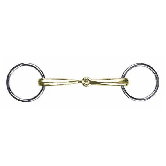 Simple Bit for Horse in Maillechort HKM